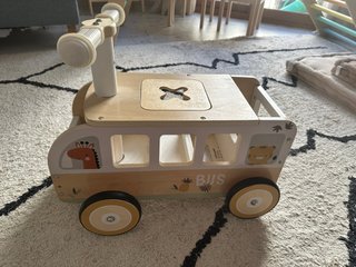 Correpasillos autobús infantil madera