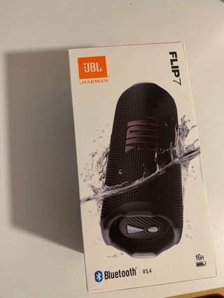 Altavoz JBL Flip 7 Negro/Rojo