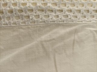 sábana y funda almohada antiguas