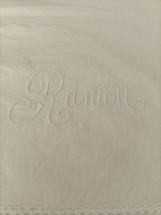 sábana y funda almohada antiguas