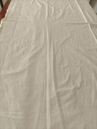 sábana y funda almohada antiguas