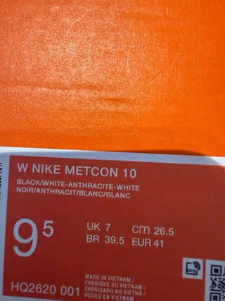 Nike Metcon 10 Talla 41 Negras Nuevas
