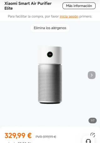 Purificador Xiaomi Purificadora Elite