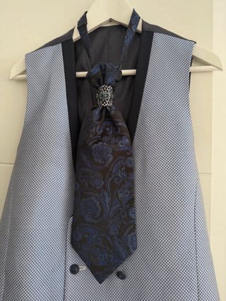 Traje de Novio Enzo Romano Azul