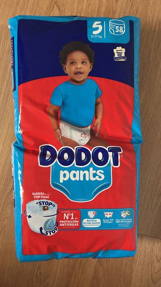 Pañales Dodot Pants Talla 5 (58 uds)