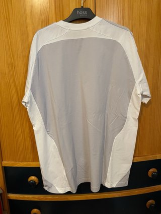 Camiseta Adidas Real Madrid Talla XL Gris/Blanca
