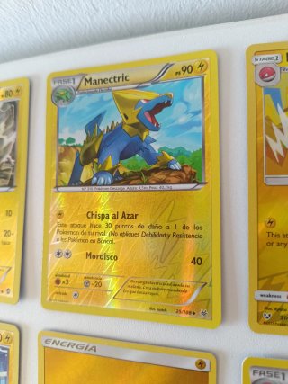Lote Pokémon Eléctricos Reverse Holo XY