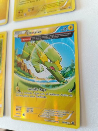 Lote Pokémon Eléctricos Reverse Holo XY