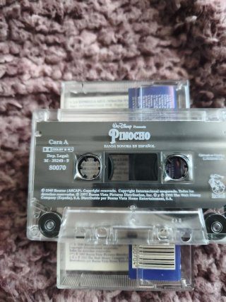 Cinta Cassette Cuento Infantil Pinocho