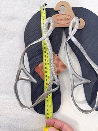Havaianas Azul Marino y Plateadas Nuevas