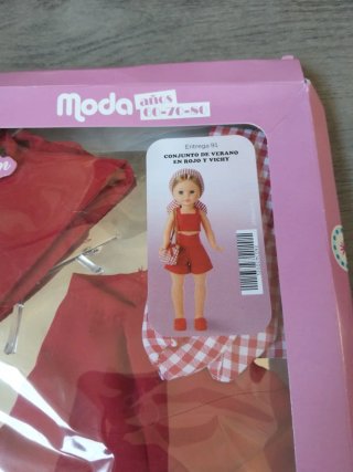 Nancy Colección Moda Vestido Rojo Vichy