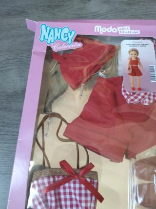 Nancy Colección Moda Vestido Rojo Vichy