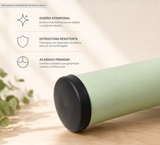 Banqueta diseño verde x4