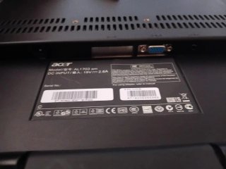Monitor Acer Negro/Plateado