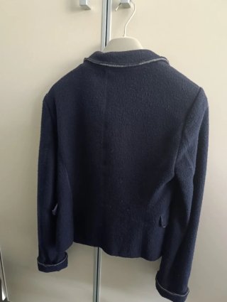 Giacca Conbipel misto lana blu taglia 44