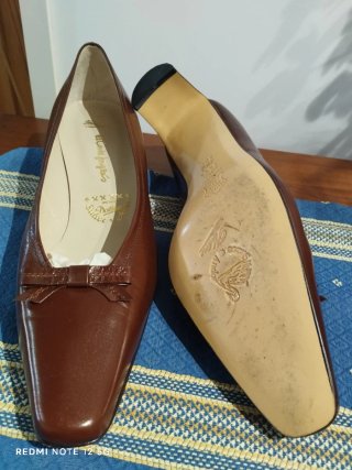 Zapatos tacón marrones El Corte Inglés