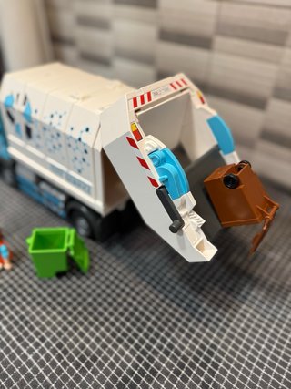 Camión basura Playmobil con luces