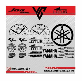 Kit pegatinas Lotus Yamaha Jog RR