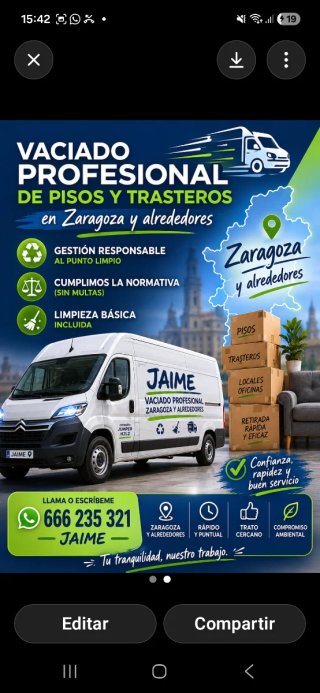Mudanzas y limpiezas