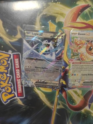 Pack Cartas Pokémon Lugia, Eevee, Lucario GX
