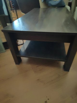 Mesa de centro madera y cristal