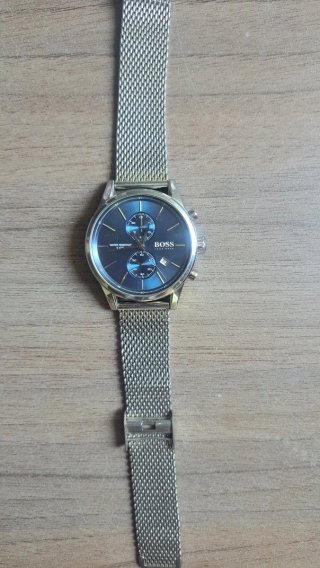 Reloj Hugo Boss Hombre Azul y Plateado