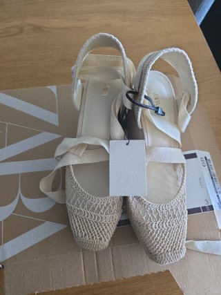 Sandalias Zara Verano Beige