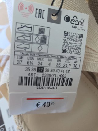 Sandalias Zara Verano Beige