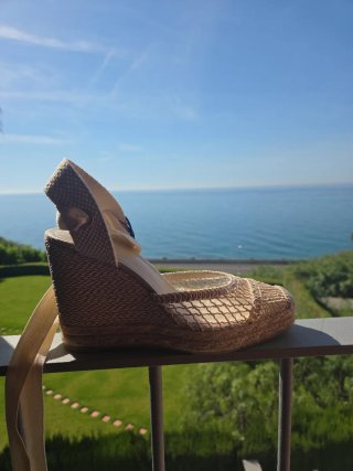 Sandalias Zara Verano Beige
