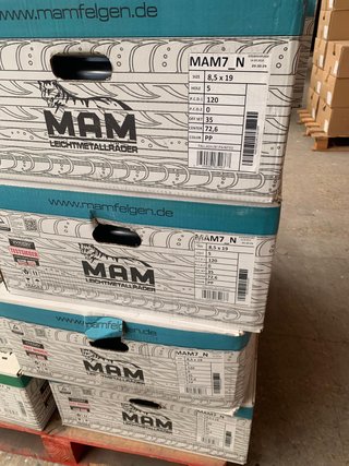 4x Llantas MAM 7N 8.5x19 5x120 et35 ANTRACITA