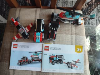Lego Creator 31146 - Camion e Elicottero