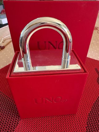 Anillo Uno de 50 Bañado en Plata