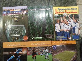 LOTE DE LIBROS DE FÚTBOL. Metodología y P.F.