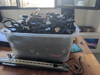 Lote Cables PC: SATA, PCIe, Molex, Modulares 5kg