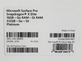 Surface Pro 11 OLED X Elite Nuevo 3 Años Garantía