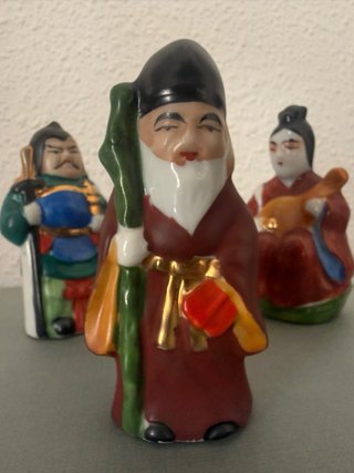 4 Figuras Porcelana Japonesa