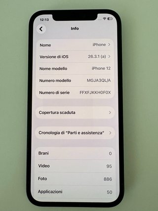 iPhone 12 128GB Nero - Ottime Condizioni