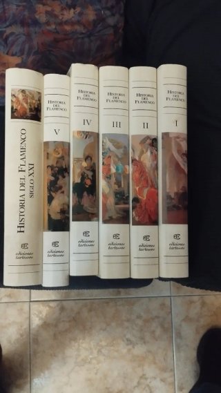 Colección de libros historia del flamenco