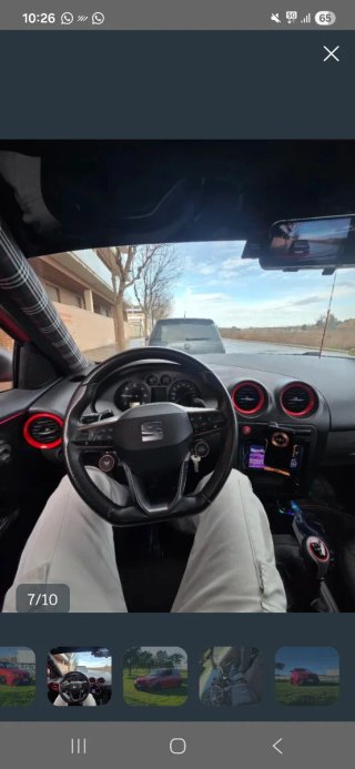 Volante del fomentor cupra