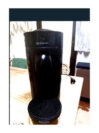 Cafetera Nespresso Vertuo DeLonghi + capsulas