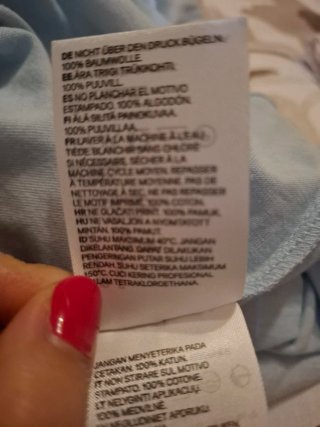 Camiseta H&M azul Talla S