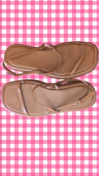 Sandalias Zara camel T-37