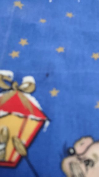 Asciughino cucina natalizio con orsetti e coniglie