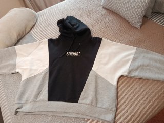 Sudadera Snipes Negra,talla grande