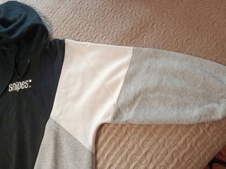 Sudadera Snipes Negra,talla grande