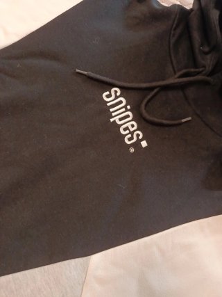 Sudadera Snipes Negra,talla grande