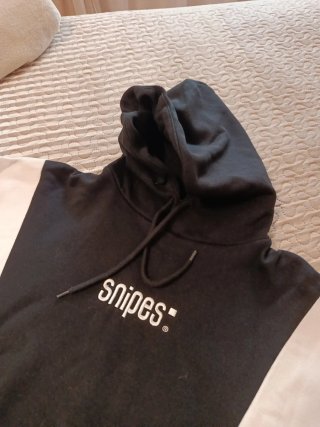 Sudadera Snipes Negra,talla grande