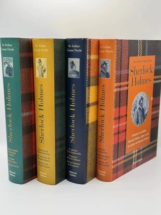 Lote Sherlock Holmes 4 tomos - Arthur Conan Doyle