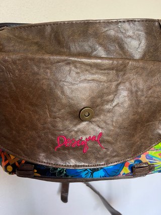Bolso Desigual Multicolor y Marrón