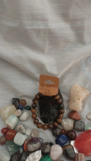 Pulsera Ojo de Tigre 10mm Piedra Natural